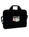 Paint Drop The Bass 15&#x22; Dark Laptop / Tablet Case Bag-Laptop / Tablet Case Bag-TooLoud-Black-White-Davson Sales