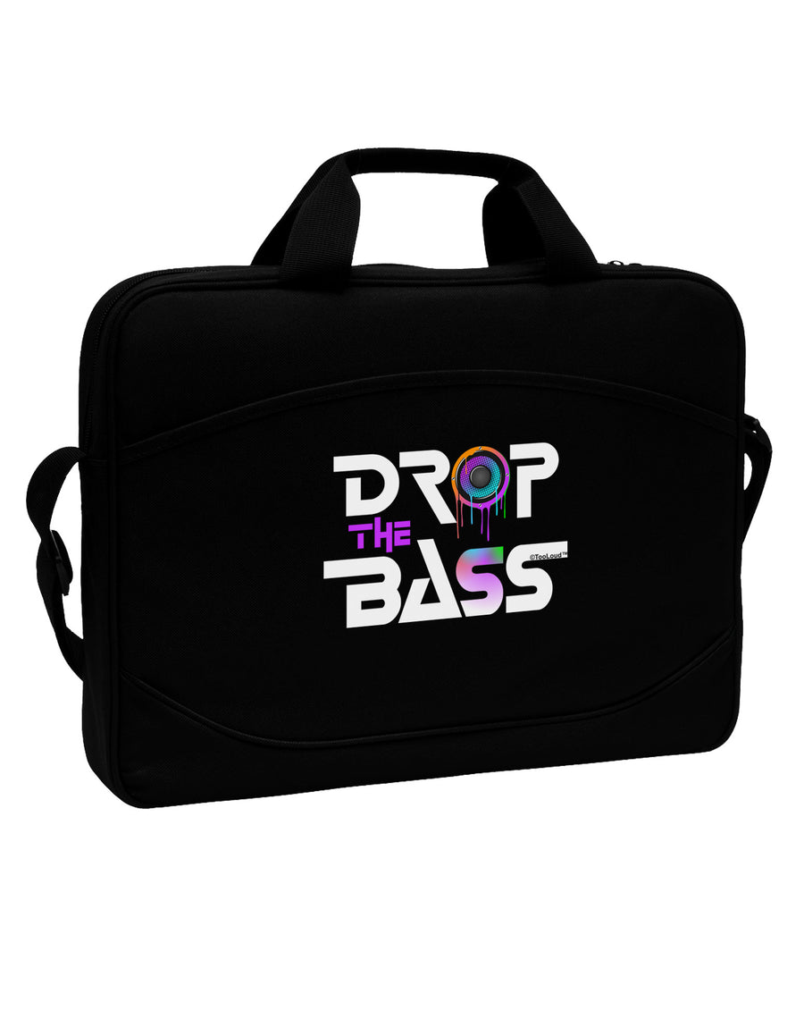 Drop The Bass - Drips Speaker 15&#x22; Dark Laptop / Tablet Case Bag-Laptop / Tablet Case Bag-TooLoud-Black-White-Davson Sales