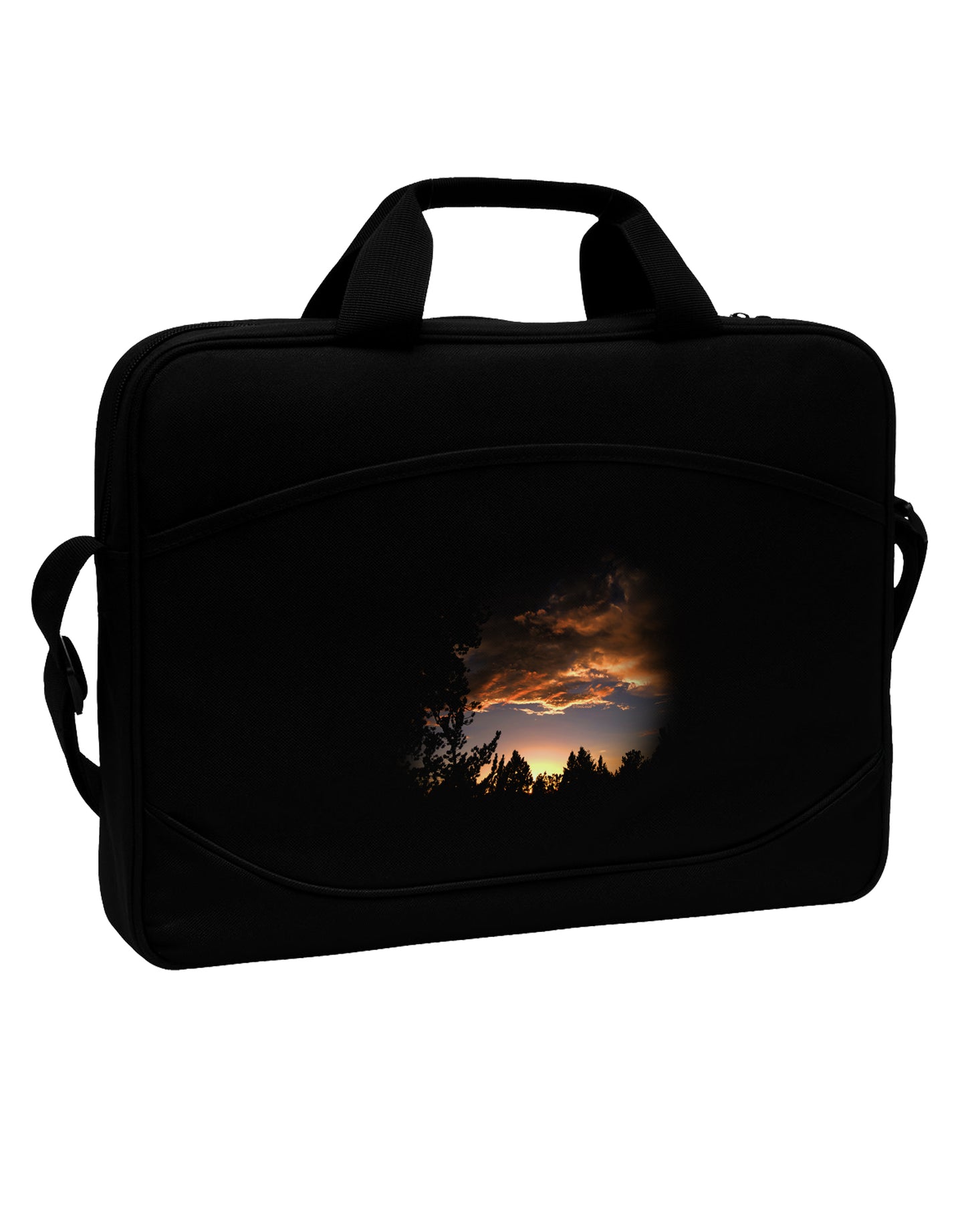 Forest Sunset Dog Shirt by TooLoud-Dog Shirt-TooLoud-Black-White-15 Inches-Davson Sales