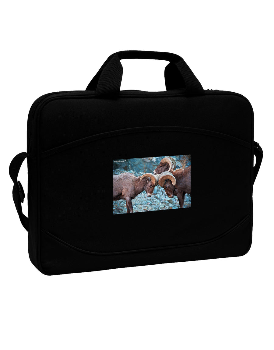 CO Bighorn Head Butt 15&#x22; Dark Laptop / Tablet Case Bag-Laptop / Tablet Case Bag-TooLoud-Black-15 Inches-Davson Sales