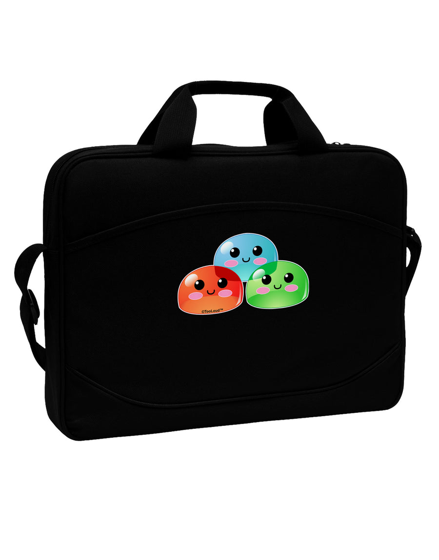 Cute RPG Slime - Trio 15&#x22; Dark Laptop / Tablet Case Bag by TooLoud-Laptop / Tablet Case Bag-TooLoud-Black-Davson Sales