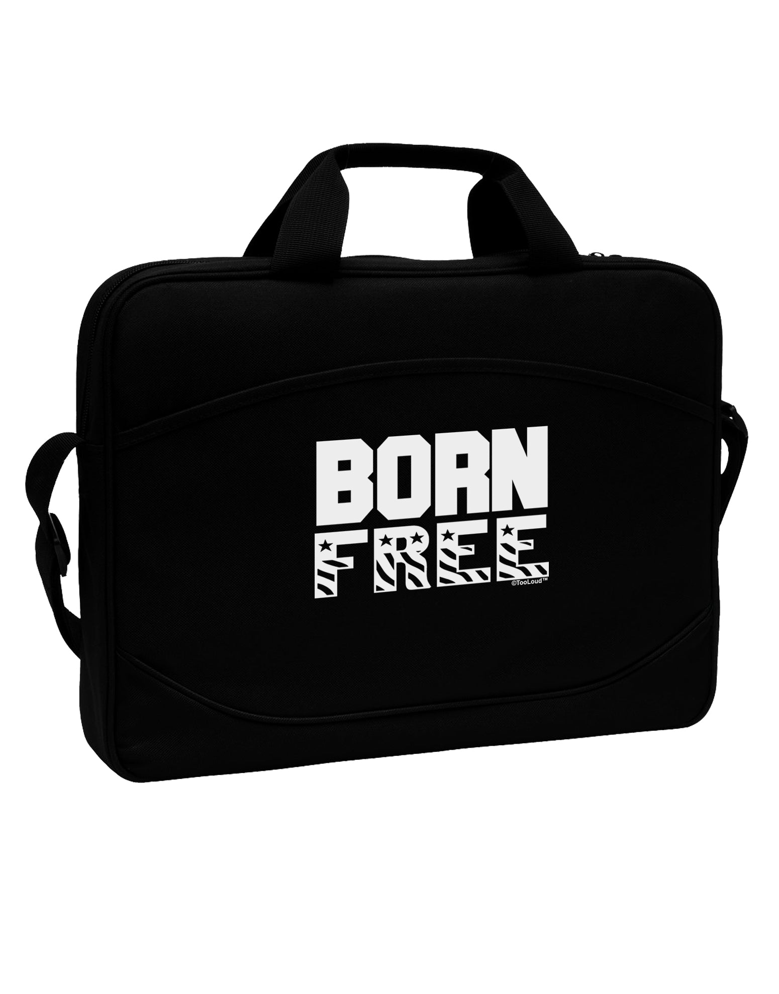 Born Free 15&#x22; Dark Laptop / Tablet Case Bag by TooLoud-Laptop / Tablet Case Bag-TooLoud-Black-Davson Sales