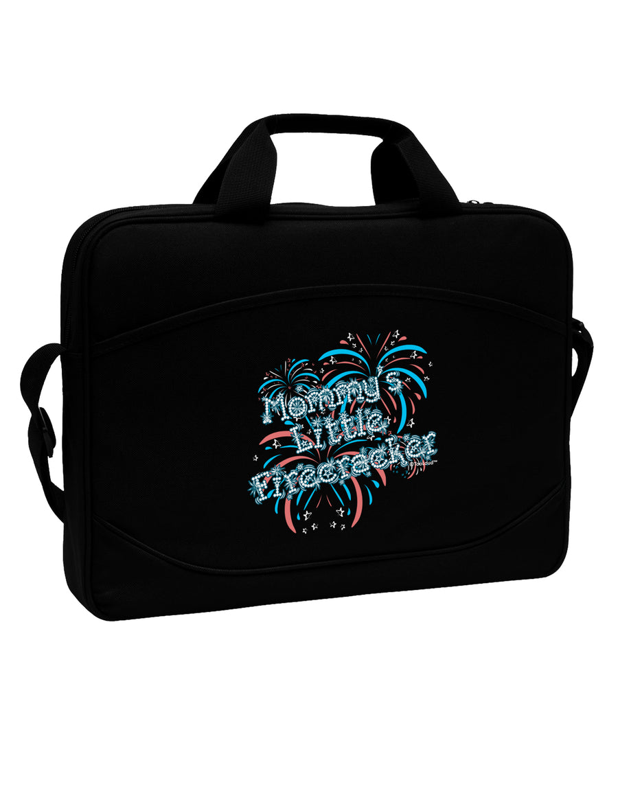 Mommy's Little Firecracker 15&#x22; Dark Laptop / Tablet Case Bag by TooLoud-Laptop / Tablet Case Bag-TooLoud-Black-Davson Sales