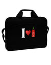 I Heart Sriracha Design 15&#x22; Dark Laptop / Tablet Case Bag by TooLoud-Laptop / Tablet Case Bag-TooLoud-Black-Davson Sales