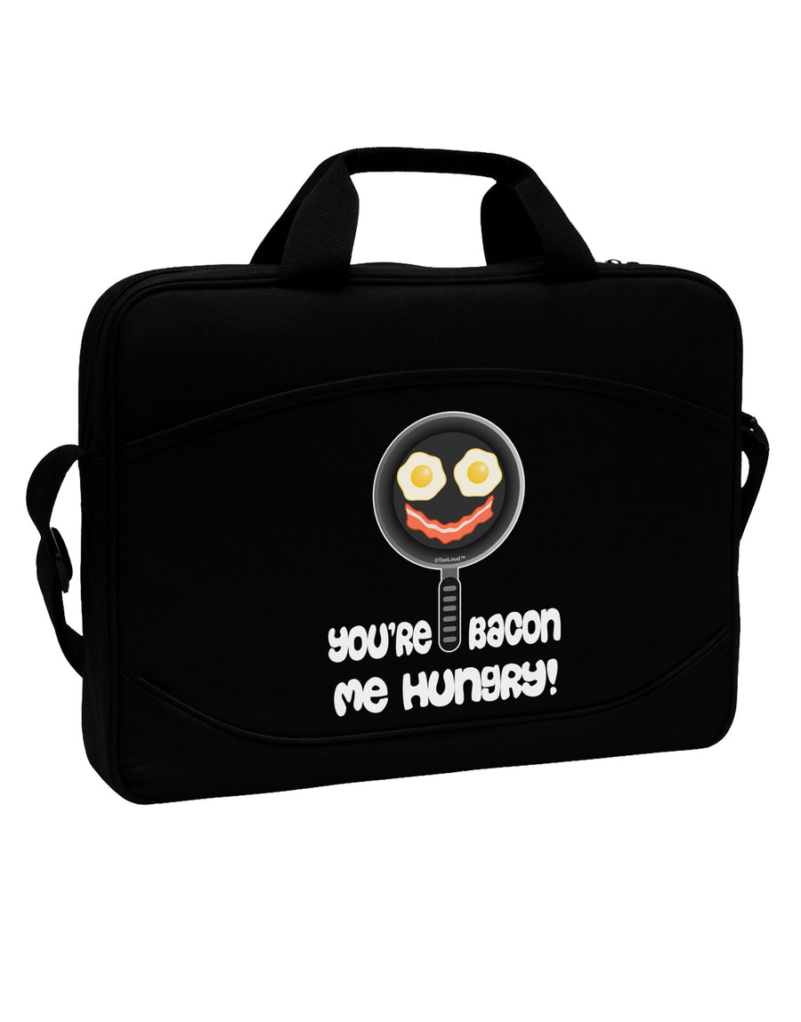 You're Bacon Me Hungry 15&#x22; Dark Laptop / Tablet Case Bag by TooLoud-Laptop / Tablet Case Bag-TooLoud-Black-Davson Sales