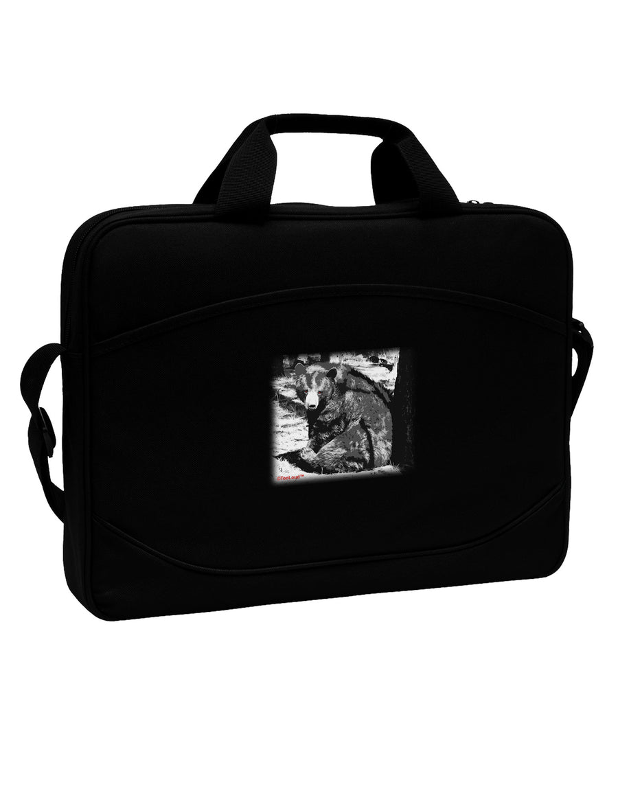 Creepy Black Bear 15&#x22; Dark Laptop / Tablet Case Bag-Laptop / Tablet Case Bag-TooLoud-Black-15 Inches-Davson Sales