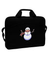 Snowman with Scarf Design 15&#x22; Dark Laptop / Tablet Case Bag-Laptop / Tablet Case Bag-TooLoud-Black-Davson Sales