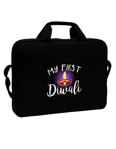 My First Diwali 15&#x22; Dark Laptop / Tablet Case Bag by TooLoud-Laptop / Tablet Case Bag-TooLoud-Black-15 Inches-Davson Sales