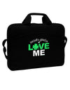 Irish Girls Love Me 15&#x22; Dark Laptop / Tablet Case Bag-Laptop / Tablet Case Bag-TooLoud-Black-White-15 Inches-Davson Sales