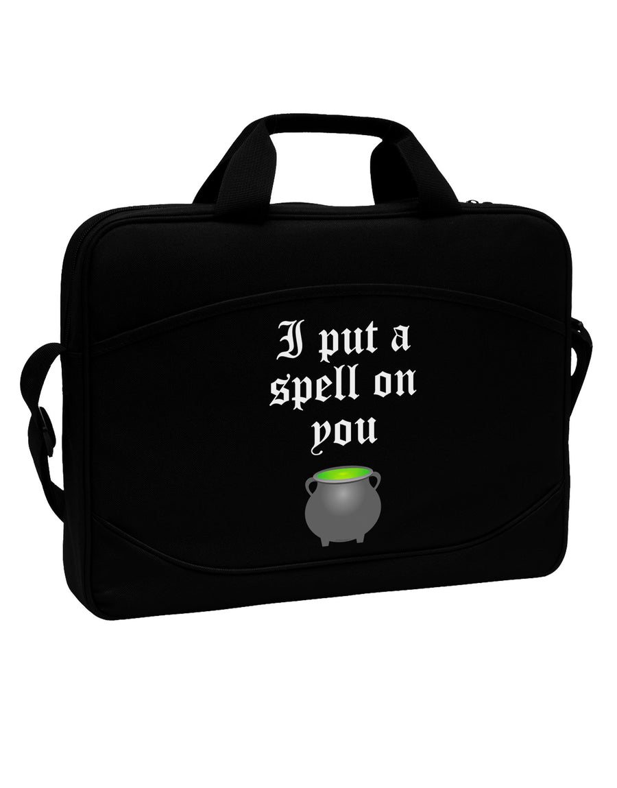 I Put A Spell On You Witches Cauldron Halloween 15&#x22; Dark Laptop / Tablet Case Bag-Laptop / Tablet Case Bag-TooLoud-Black-Davson Sales