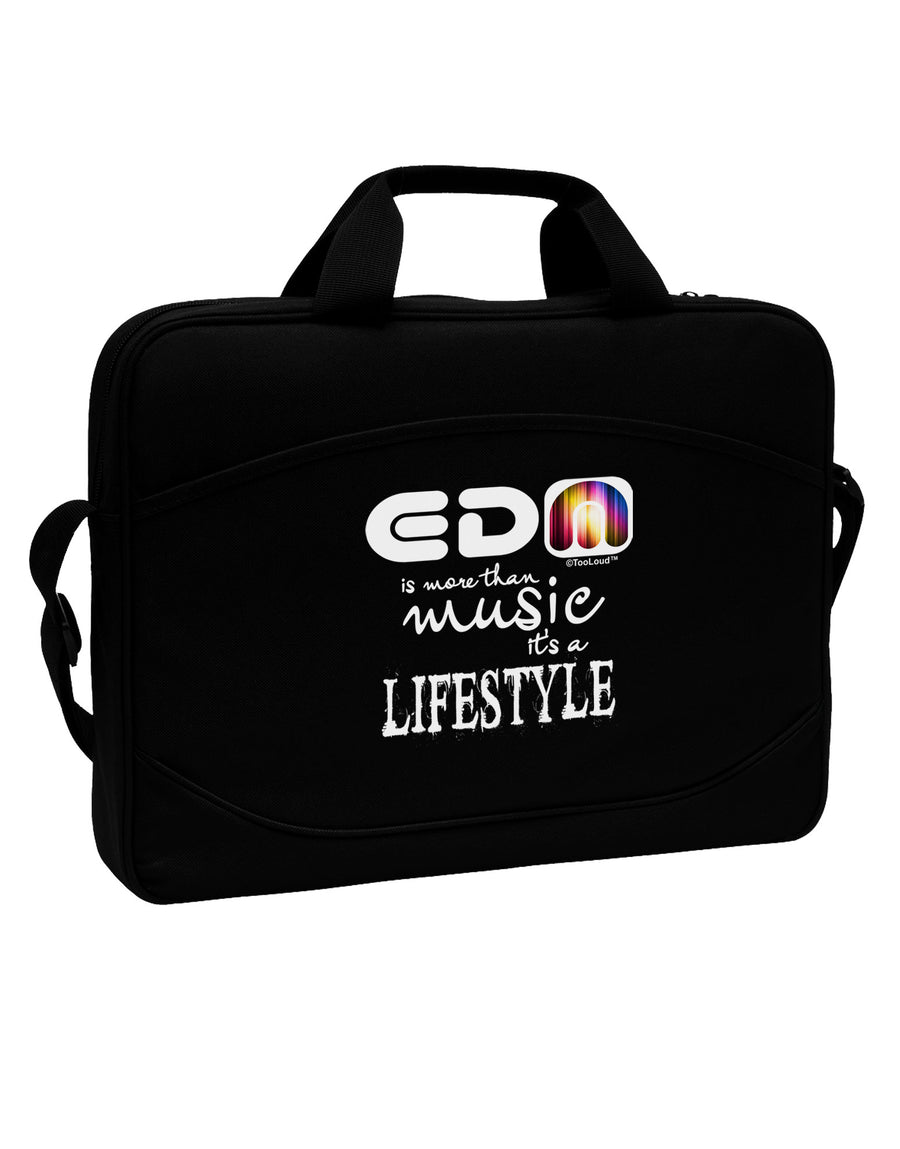 EDM - A Lifestyle 15&#x22; Dark Laptop / Tablet Case Bag-Laptop / Tablet Case Bag-TooLoud-Black-Davson Sales