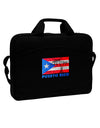 Distressed Puerto Rico Flag 15&#x22; Dark Laptop / Tablet Case Bag-Laptop / Tablet Case Bag-TooLoud-Black-White-15 Inches-Davson Sales