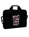 Hardcore Feminist - Pink 15&#x22; Dark Laptop / Tablet Case Bag by TooLoud-Laptop / Tablet Case Bag-TooLoud-Black-Davson Sales