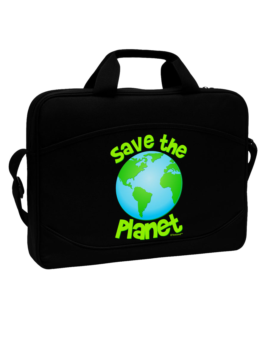 Save the Planet - Earth 15&#x22; Dark Laptop / Tablet Case Bag by TooLoud-Laptop / Tablet Case Bag-TooLoud-Black-Davson Sales