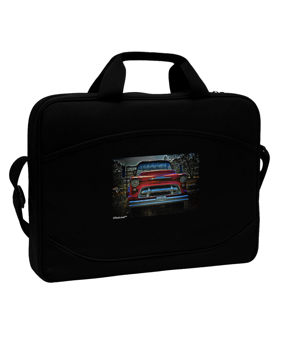 Vintage Truck 15&#x22; Dark Laptop / Tablet Case Bag by TooLoud-Laptop / Tablet Case Bag-TooLoud-Black-White-15 Inches-Davson Sales