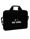 I Heart My Girl - Matching Couples Design 15&#x22; Dark Laptop / Tablet Case Bag by TooLoud-Laptop / Tablet Case Bag-TooLoud-Black-Davson Sales