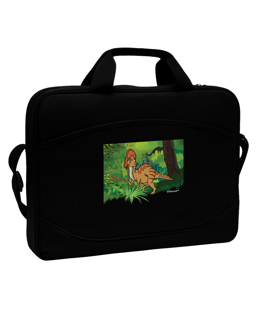 Parasaurolophus Walkeri - Without Name 15&#x22; Dark Laptop / Tablet Case Bag by TooLoud-Laptop / Tablet Case Bag-TooLoud-Black-Davson Sales