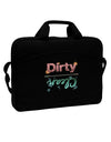 Clean or Dirty - Dirty 15&#x22; Dark Laptop / Tablet Case Bag-Laptop / Tablet Case Bag-TooLoud-Black-Davson Sales