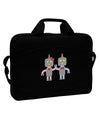 Cute Robot Love 15&#x22; Dark Laptop / Tablet Case Bag by TooLoud-Laptop / Tablet Case Bag-TooLoud-Black-White-15 Inches-Davson Sales