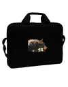 Laying Black Bear Cutout 15&#x22; Dark Laptop / Tablet Case Bag-Laptop / Tablet Case Bag-TooLoud-Black-15 Inches-Davson Sales