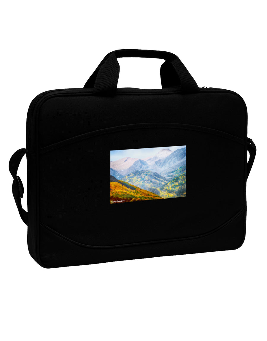 Colorado Fog Mountains 15&#x22; Dark Laptop / Tablet Case Bag-Laptop / Tablet Case Bag-TooLoud-Black-Davson Sales