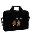 Funny Gingerbread Conversation Christmas 15&#x22; Dark Laptop / Tablet Case Bag-Laptop / Tablet Case Bag-TooLoud-Black-Davson Sales