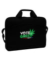 Vote Green Party - Marijuana 15&#x22; Dark Laptop / Tablet Case Bag-Laptop / Tablet Case Bag-TooLoud-Black-Davson Sales