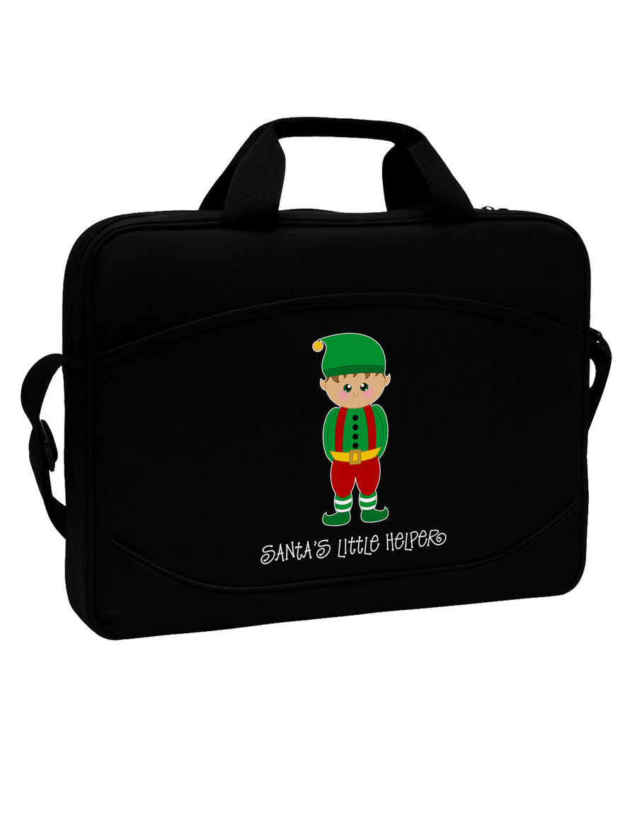Santa's Little Helper Christmas Elf Boy 15&#x22; Dark Laptop / Tablet Case Bag-Laptop / Tablet Case Bag-TooLoud-Black-Davson Sales