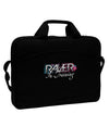 Matching Raver - In Training 15&#x22; Dark Laptop / Tablet Case Bag-Laptop / Tablet Case Bag-TooLoud-Black-White-Davson Sales