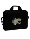 Green Dinosaur Breaking Free 15&#x22; Dark Laptop / Tablet Case Bag by TooLoud-Laptop / Tablet Case Bag-TooLoud-Black-Davson Sales