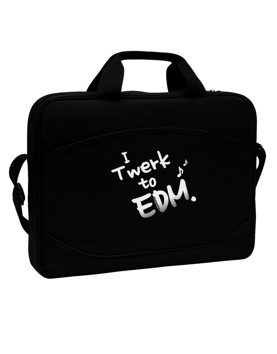 Twerk To EDM BnW 15&#x22; Dark Laptop / Tablet Case Bag-Laptop / Tablet Case Bag-TooLoud-Black-White-Davson Sales