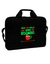 Spike My Eggnog 15&#x22; Dark Laptop / Tablet Case Bag-Laptop / Tablet Case Bag-TooLoud-Black-White-Davson Sales