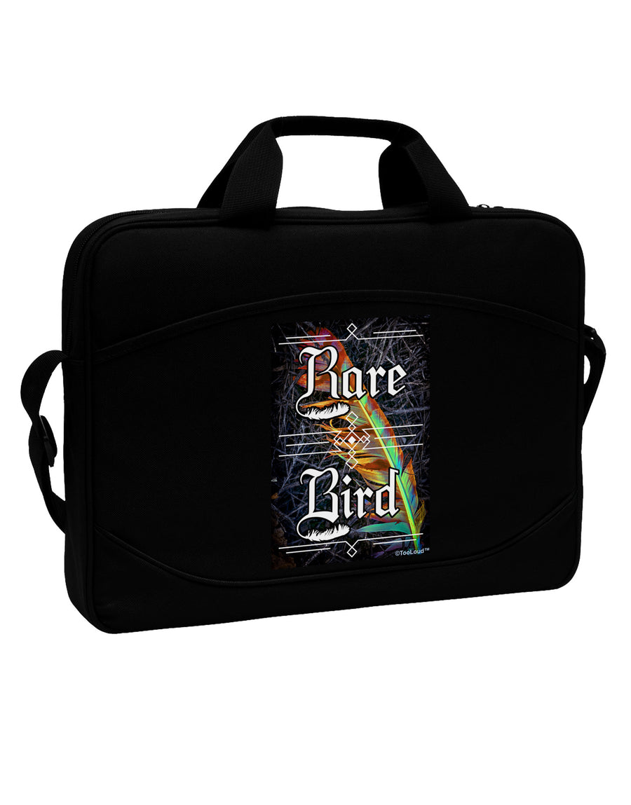 Rare Bird - Colorful Feather 15&#x22; Dark Laptop / Tablet Case Bag-Laptop / Tablet Case Bag-TooLoud-Black-15 Inches-Davson Sales