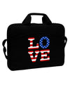 American Love Design 15&#x22; Dark Laptop / Tablet Case Bag by TooLoud-Laptop / Tablet Case Bag-TooLoud-Black-Davson Sales