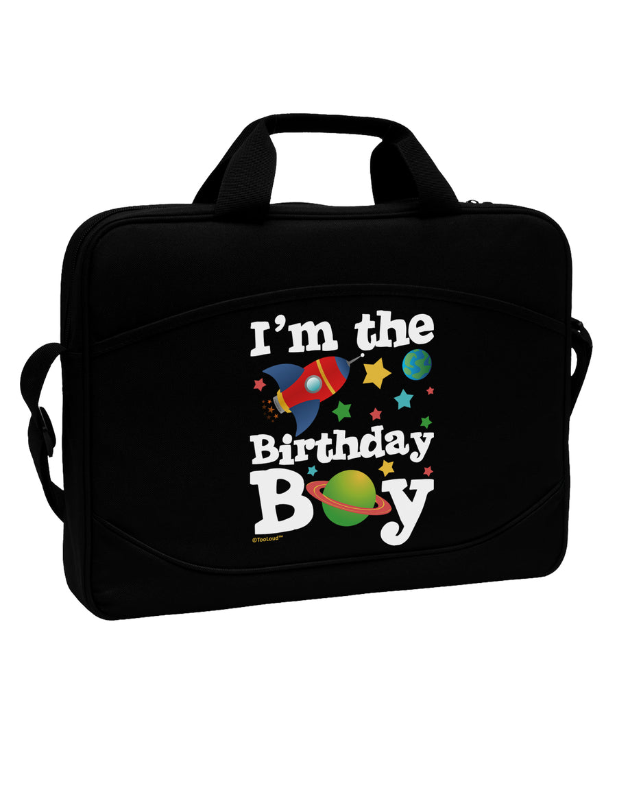 I'm the Birthday Boy - Outer Space Design 15&#x22; Dark Laptop / Tablet Case Bag by TooLoud-Laptop / Tablet Case Bag-TooLoud-Black-Davson Sales