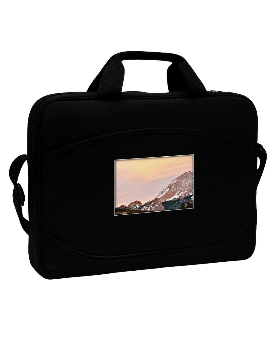 CO Sunset Cliffs 15&#x22; Dark Laptop / Tablet Case Bag-Laptop / Tablet Case Bag-TooLoud-Black-White-Davson Sales