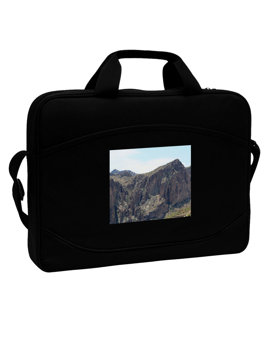 Arizona Saguaro Lake Mountains 15&#x22; Dark Laptop / Tablet Case Bag-Laptop / Tablet Case Bag-TooLoud-Black-White-Davson Sales