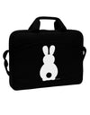 Cute Bunny Silhouette with Tail 15&#x22; Dark Laptop / Tablet Case Bag by TooLoud-Laptop / Tablet Case Bag-TooLoud-Black-Davson Sales