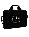 EDM Cord Pink 15&#x22; Dark Laptop / Tablet Case Bag-Laptop / Tablet Case Bag-TooLoud-Black-Davson Sales