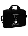 Espresso Patronum 15&#x22; Dark Laptop / Tablet Case Bag-Laptop / Tablet Case Bag-TooLoud-Black-White-15 Inches-Davson Sales