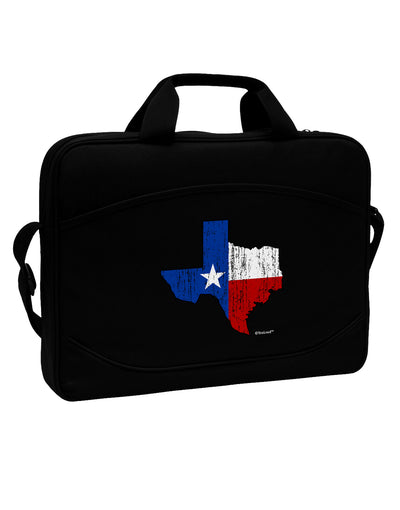 State of Texas Flag Design - Distressed 15&#x22; Dark Laptop / Tablet Case Bag by TooLoud-Laptop / Tablet Case Bag-TooLoud-Black-Davson Sales