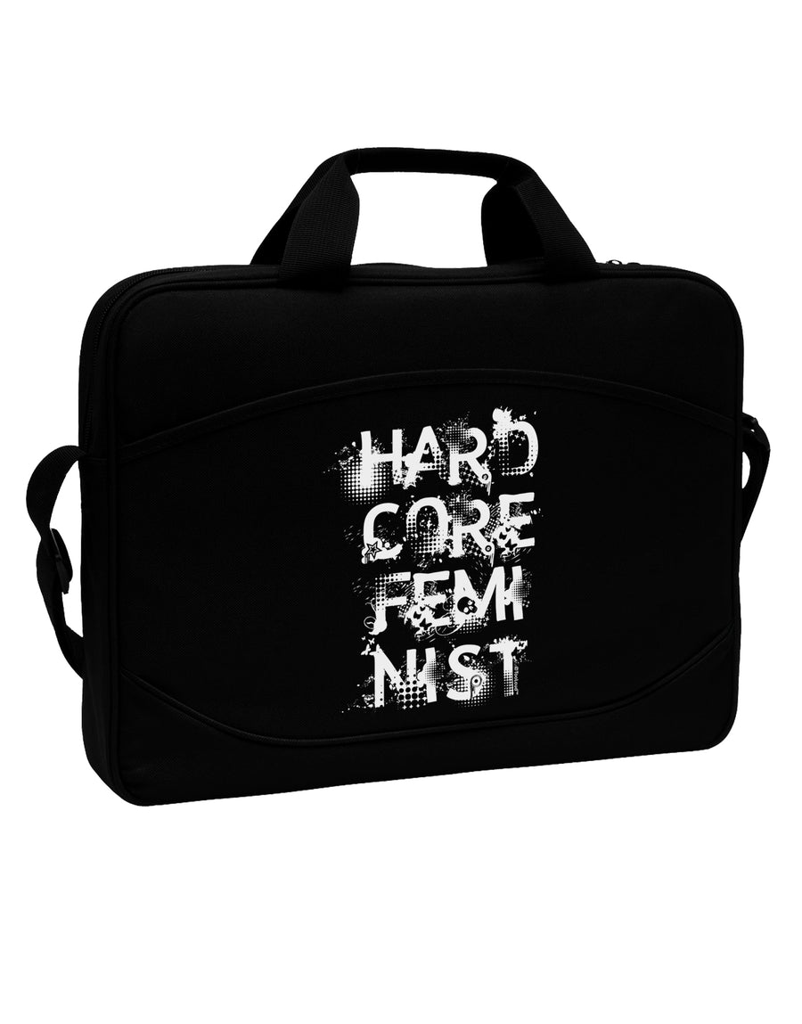 Hardcore Feminist 15&#x22; Dark Laptop / Tablet Case Bag by TooLoud-Laptop / Tablet Case Bag-TooLoud-Black-Davson Sales