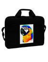 Brightly Colored Parrot Watercolor 15&#x22; Dark Laptop / Tablet Case Bag by TooLoud-Laptop / Tablet Case Bag-TooLoud-Black-Davson Sales