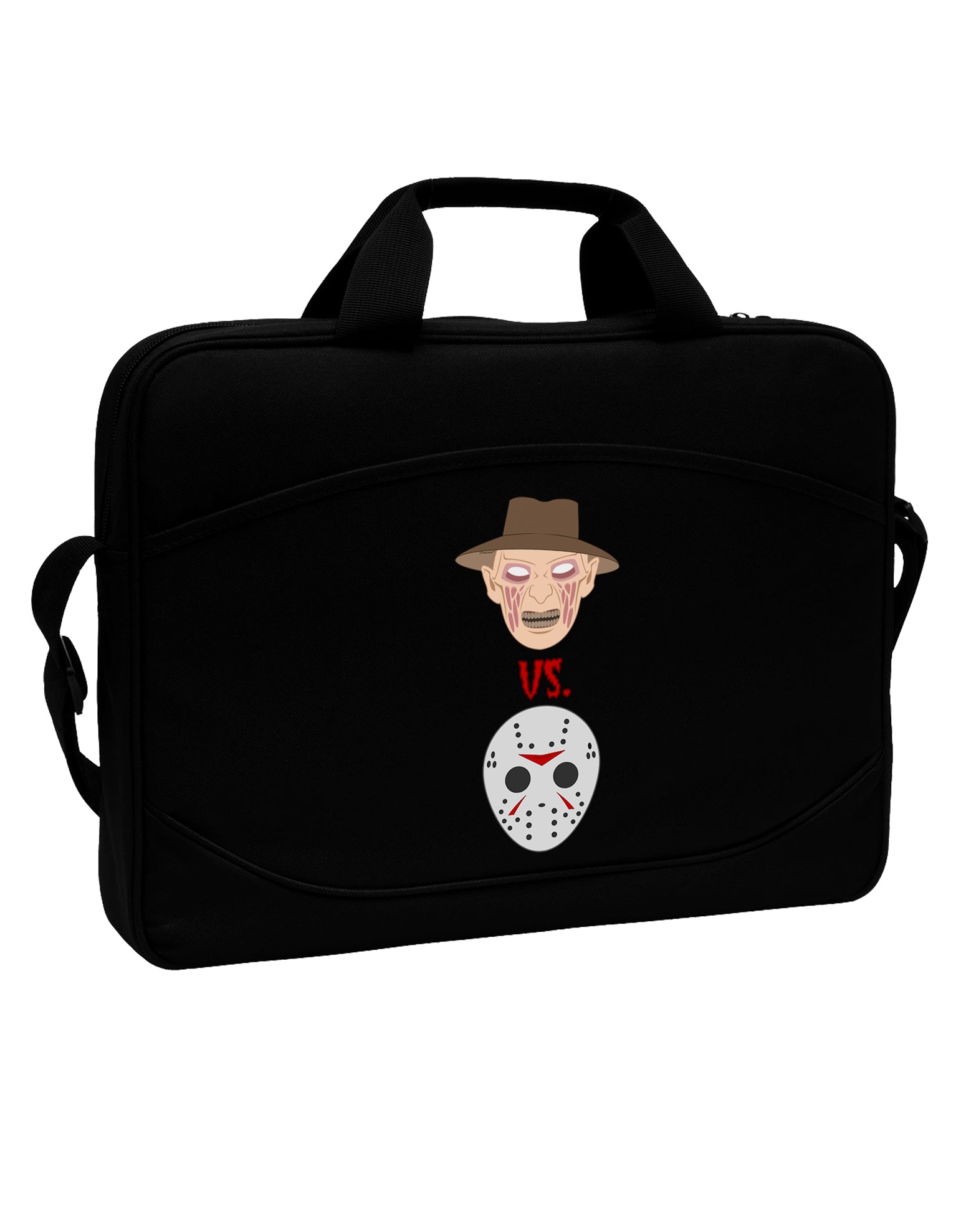 Scary Face Versus Scary Face - Halloween 15&#x22; Dark Laptop / Tablet Case Bag-Laptop / Tablet Case Bag-TooLoud-Black-Davson Sales