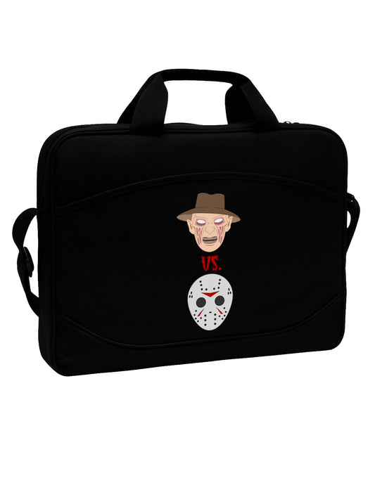 Scary Face Versus Scary Face - Halloween 15&#x22; Dark Laptop / Tablet Case Bag-Laptop / Tablet Case Bag-TooLoud-Black-Davson Sales