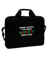 I've Been Naughty This Year 15&#x22; Dark Laptop / Tablet Case Bag-Laptop / Tablet Case Bag-TooLoud-Black-White-Davson Sales