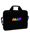 LGBT Ally Rainbow Text 15&#x22; Dark Laptop / Tablet Case Bag by TooLoud-Laptop / Tablet Case Bag-TooLoud-Black-Davson Sales