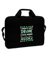 I Don't Get Drunk - Irish 15&#x22; Dark Laptop / Tablet Case Bag-Laptop / Tablet Case Bag-TooLoud-Black-Davson Sales