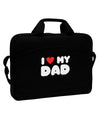 I Heart My Dad 15&#x22; Dark Laptop / Tablet Case Bag by TooLoud-Laptop / Tablet Case Bag-TooLoud-Black-Davson Sales