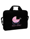 It's a Girl - Baby Carriage 15&#x22; Dark Laptop / Tablet Case Bag by TooLoud-Laptop / Tablet Case Bag-TooLoud-Black-Davson Sales